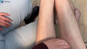 Allowed Cum After Kicking with Iron Shoes?! Stomping on His Fucking Testicles After Cum! Goodbye Fertility!!