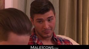 MaleIcons.com - Big cock hunk Roman Todd's intense passion for tight ass Justin Dean