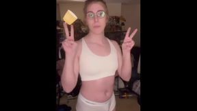 Sports Bra - Incredible Adult Movie Tranny Transgender Watch Only For You