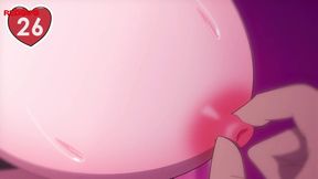 White haired beauty has some fun time with her lover