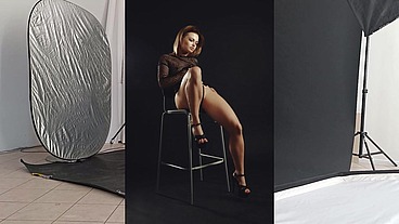 Sensual Photoshoot Of A Sexy Fit MILF (behind the scenes)