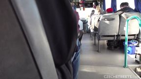 CzechStreets - Luxurious MILF fucked in a public bus