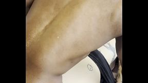 Fit young woman's pussy eaten by BBC, humiliation filmed by cuckold