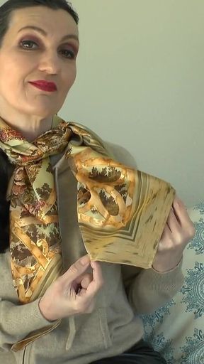 Wear a Silk Scarf and Masturbate in Front of Me, Lady Victoria Valente