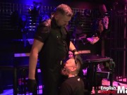 Uncut leather Master fucks slave raw and cums on boot PREVIEW