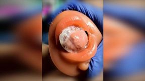 sexy dilf content creator posts compilation of masturbation video and slide show, sex doll fuck, cum (DirtyTina)