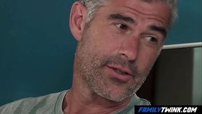 FamilyTwink - Sex with Step Dad Before Going Out