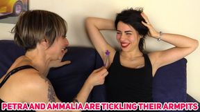 Petra and ammalia are tickling their armpits - FULLHD