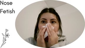 Blowing my nose for you