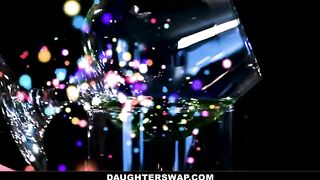 DaughterSwap - Lesbian Teens Fuck Step Daddy