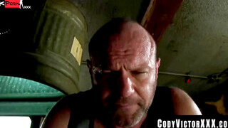 CodyVictorXXX.com - Hairy Ryan Notts raw fucks Chad Brock in his inviting ass hard