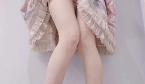 asian slut rides dildo with her tight pussy