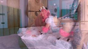 Fuck the Ahegao COW GIRL. Cosplay Game Project QT Nutaku. With blowjob. Teen 18 year kawai cute gir