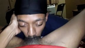 Hot Tongue Licks Wet Hairy Pussy&#x1F32E;&#xFE0F;