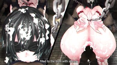 The witch cleansed with a hard gang bang drawing sin out eng sub