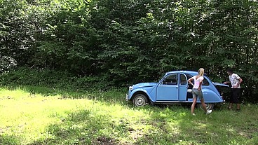 Anal fucking in natural Part 3