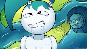 Robot Girl Upgrades Her Pussy To Have Sex - Teenage Robot Hentai - Car Toon