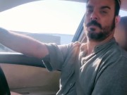 Driver caught masturbating