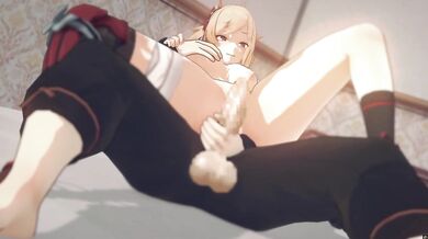 【MMD】原神　宵宮 背面騎乗位セックス