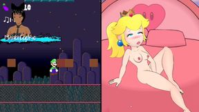 Luigi's Camera - Watching Princess Peach Finger Her Pussy