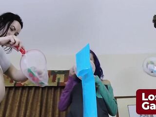 2 crazy allies step into the world of bare discharges