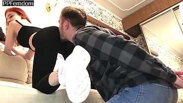 Petite Mistress Tris First Time Femdom - Amateur Facesitting and Ass Worship
