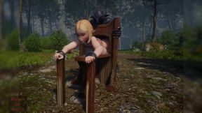 Gol 3D Blonde Elf Slave Banged by Many Goblins in the Forest