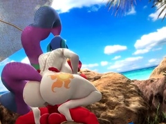 Celestia at the beach