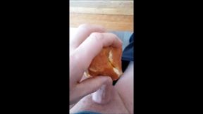 I made a special cum cake for breakfast