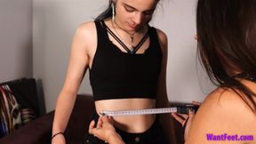 Measuring Each Other - Tall Woman - HD MP4