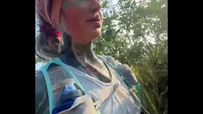 Trailrun fun while 25 km race with 1100 high meters in the mountains of Chiang mai...