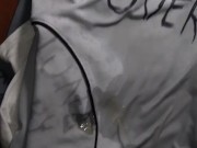 piss washing under armour clothes