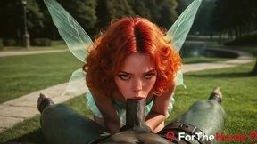 everyone asks the fairy godmother for help, but orc asks her sexy daughter [ai]