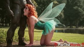 everyone asks the fairy godmother for help, but orc asks her sexy daughter [ai]