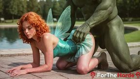 everyone asks the fairy godmother for help, but orc asks her sexy daughter [ai]