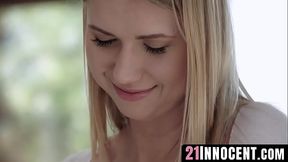 21Innocent.com - Violette Purel'_s feet drenched in a hot sticky load