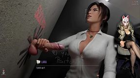 CROFT Adventures (ep 27) - Handjob in the Campus Toilet