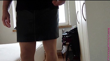 Nylonjunge testet neue Windeln ** Anziehen DWT **