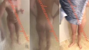 sous la douche