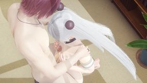 yaoi femboy - sexy femboy sex in library - sissy crossdress japanese asian manga anime film game porn