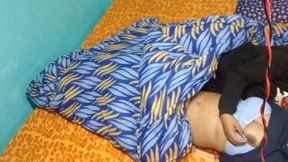 Chubby Girl Having Romance with Her Boyfriend.