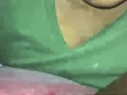 Sloppy dildo sucking compilation