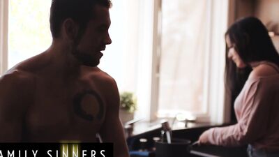 Jennifer White is getting bonked hard by her lucky stepson