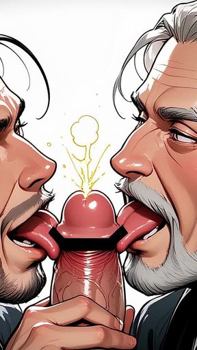 Ai Porn Men Sharing Cock