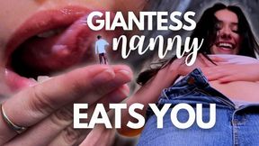 Giantess and the Tiny Snack