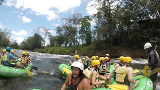 Dude Gets Plowed by a River into Costa Rica