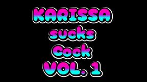 KARISSA SUCKS COCKS VOLUME 1: Blowjob Compilation