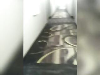 My friends hotty friend caught me jacking off in hotel elevator