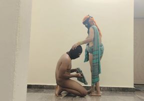 Milf muslim Hijab girl hot in doggy style im saree with romantic guy