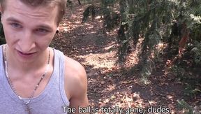 Czech Hunter: 2 Boys Pull out Cravings